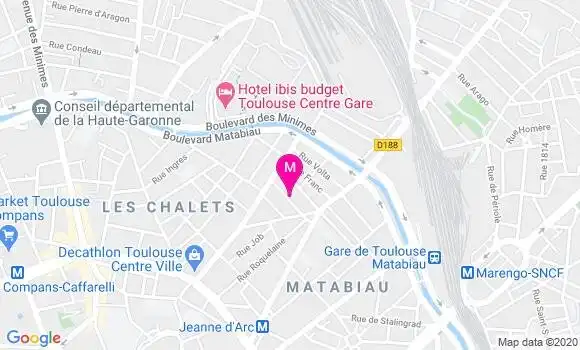 Localisation Dr Philippe Boudergues