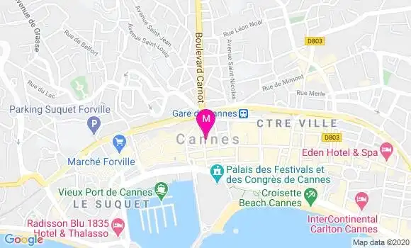 Localisation Dr Sylvie Bourree