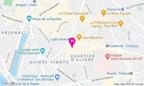 Localisation Dr Thierry Arnoult