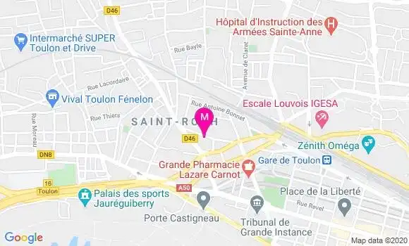 Localisation Dr Bernard Airaudi