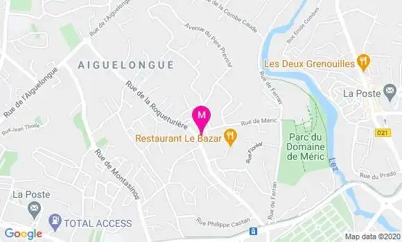 Localisation Dr Philippe Fabre