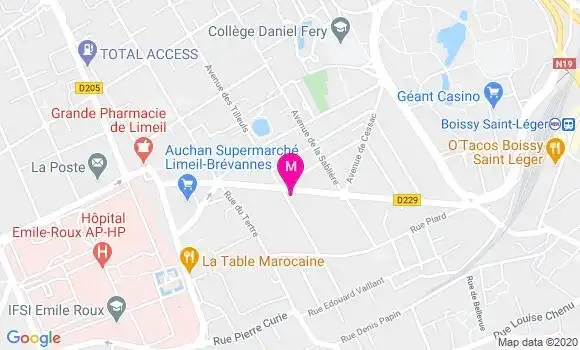 Localisation Dr Philippe Thepot
