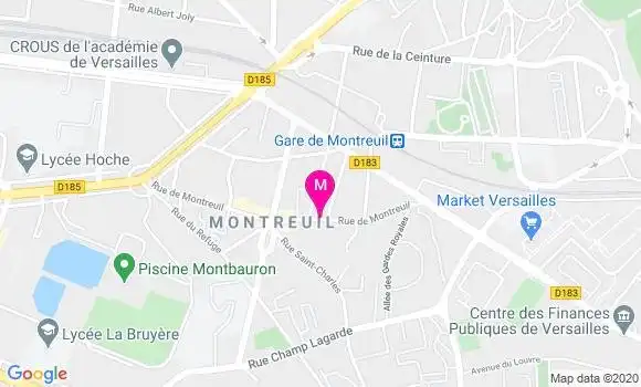 Localisation Dr Bertrand Frachon