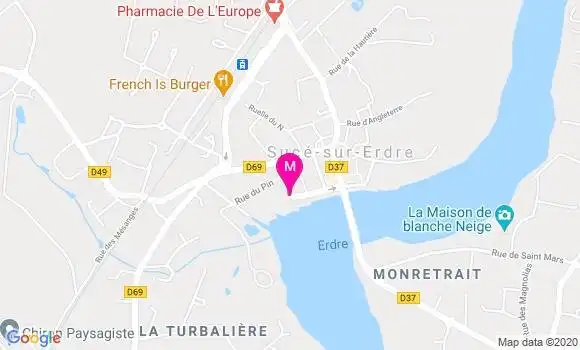 Localisation Dr Maud Le Madec