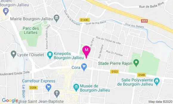 Localisation Dr Antoine Buquet