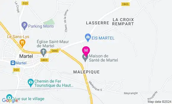 Localisation Dr Catherine Ortuno