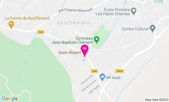 Localisation Dr Denis Martin