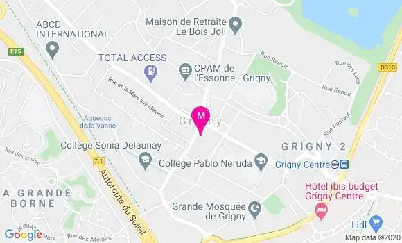 Localisation Dr Jean Yves Yvrande