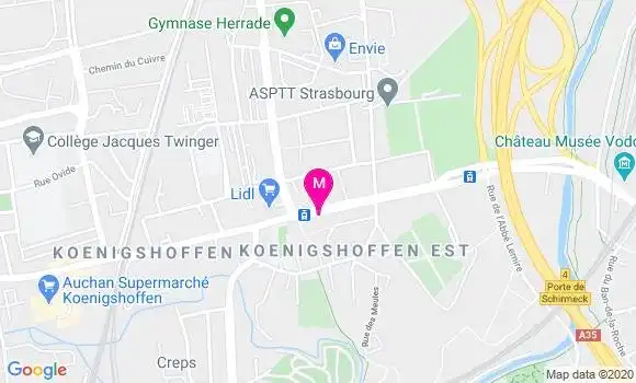 Localisation Dr Isabelle Dretzen