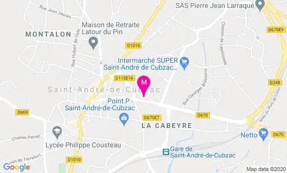 Localisation Dr Christophe Jeanne