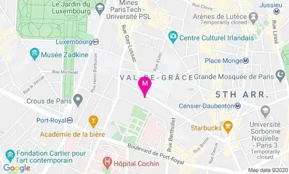 Localisation Dr Michel Vincent