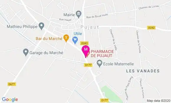 Localisation Dr Jean Luc Arnault