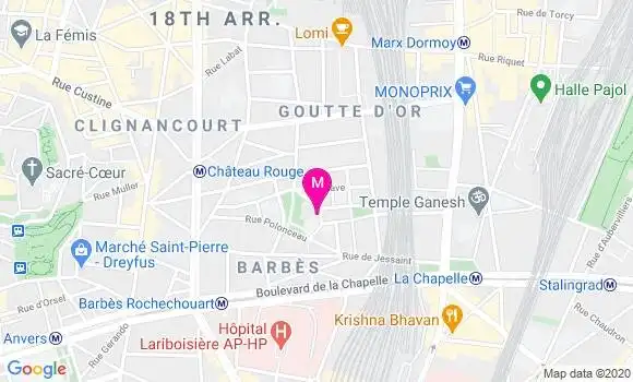 Localisation Dr Anne Gesquière