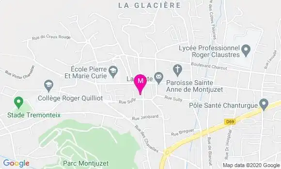 Localisation Dr Philippe Bernard