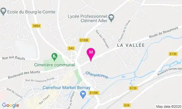 Localisation Dr Antoine Granveau