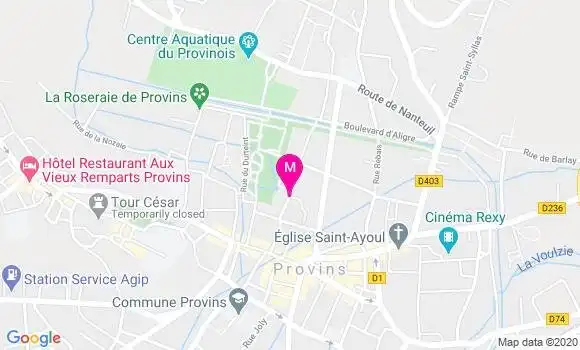 Localisation Dr Muriel Hommel Haudecoeur