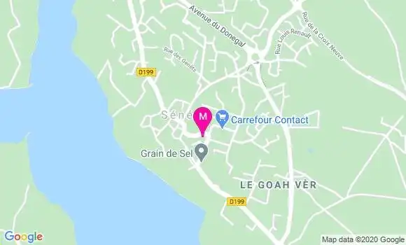 Localisation Dr Rozenn Lemonnier Fleitour