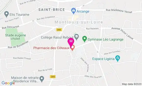 Localisation Dr Bruno Denoux