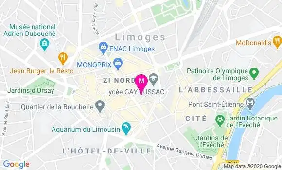 Localisation Dr Gilles Chatard