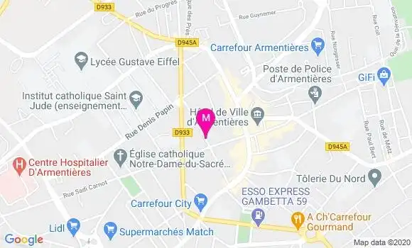 Localisation Dr Xavier Lesage