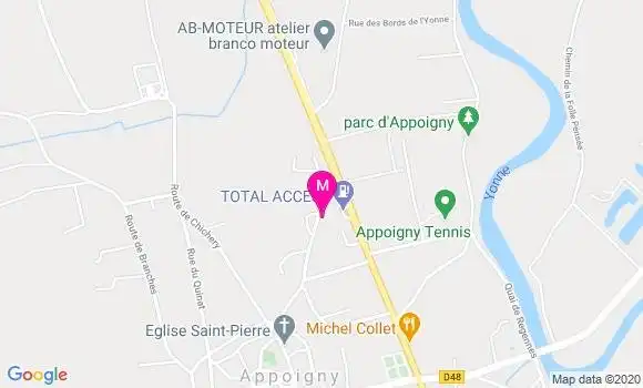 Localisation Dr Anne Peuzin Marceau