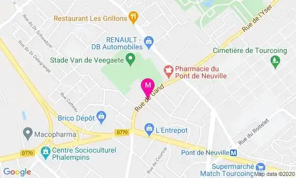 Localisation Dr Jean Marc Maes