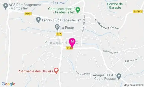 Localisation Dr Elodie Million
