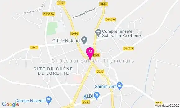 Localisation Dr Marie Thomas
