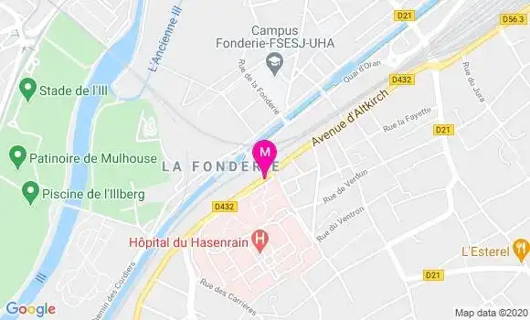 Localisation Dr Philippe Greth