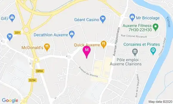 Localisation Dr Thierry Kurtz