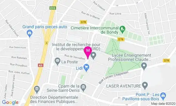 Localisation Dr Michel Lardet