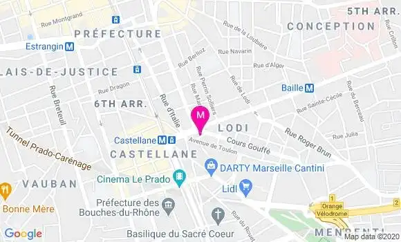 Localisation Dr Nadine Bensimon Rouch