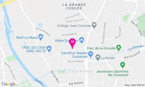 Localisation Dr Catherine Laforest