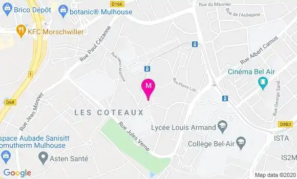 Localisation Dr Alain Coudry