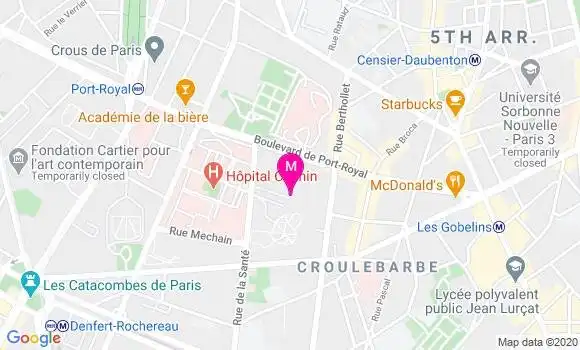 Localisation Dr Pierre Levy Soussan