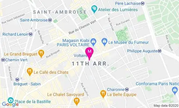 Localisation Dr Marie Christine Delorme Pellanne