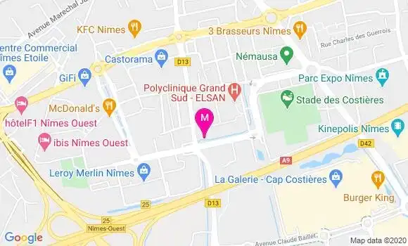 Localisation Dr Olivier Marcais