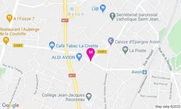 Localisation Dr Eric Chevalier