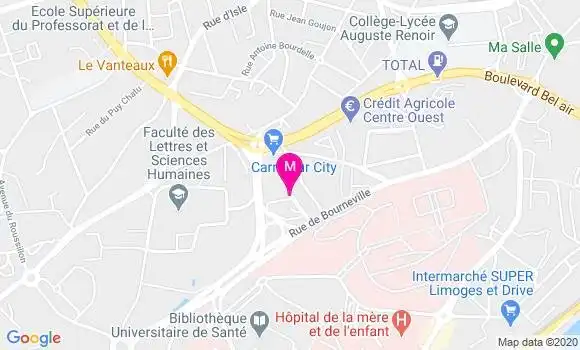 Localisation Dr Caroline Larque