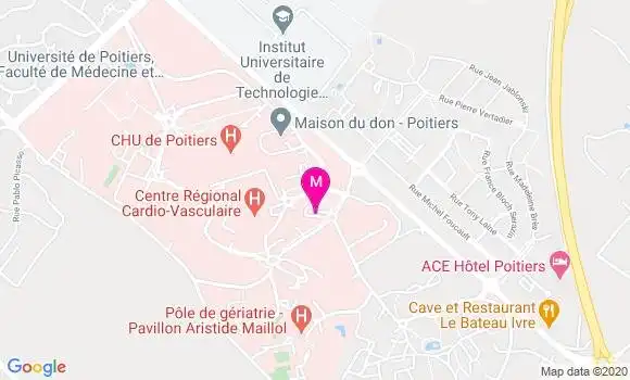 Localisation Dr Isabelle Segard