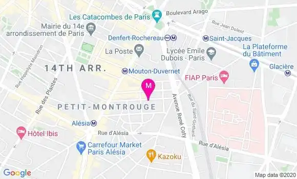 Localisation Dr Jean Louis Charlier