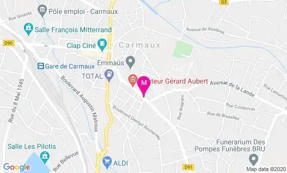 Localisation Dr Serge Plegat