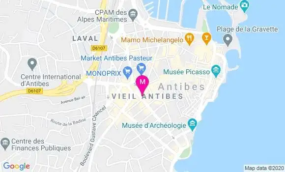 Localisation Dr Eric Chadoutaud