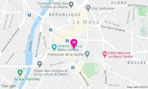 Localisation Dr Sophie Fournier