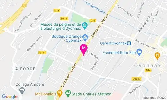 Localisation Dr Jean Marc Houssel