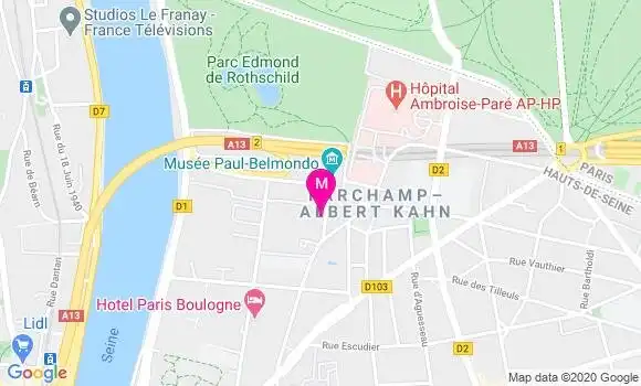 Localisation Dr Annie Dumonceau