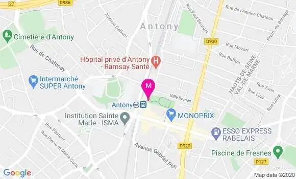 Localisation Dr Claude Sebag