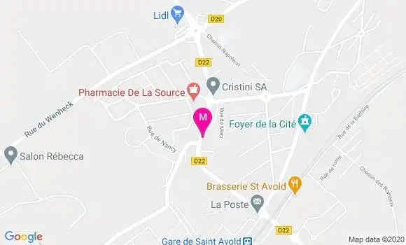 Localisation Dr Laurence Henrion