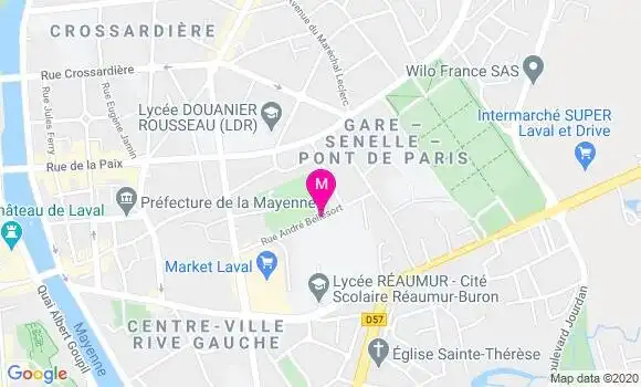 Localisation Dr Isabelle Besnard