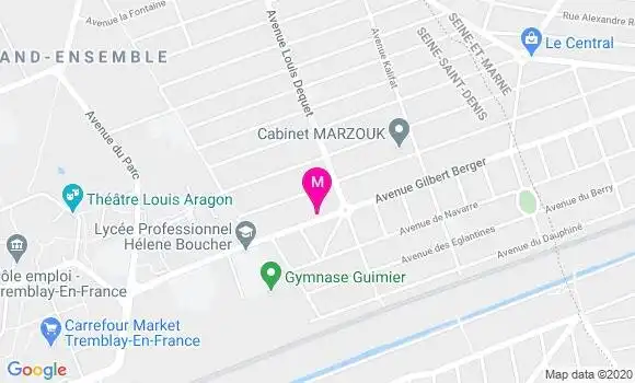 Localisation Dr Jean Michel Le Meunier